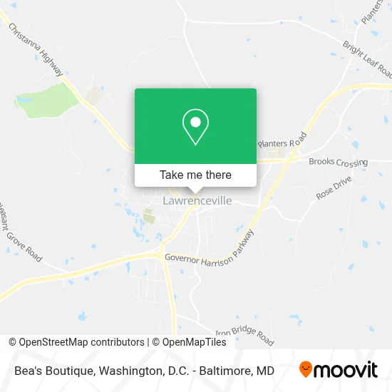 Bea's Boutique map