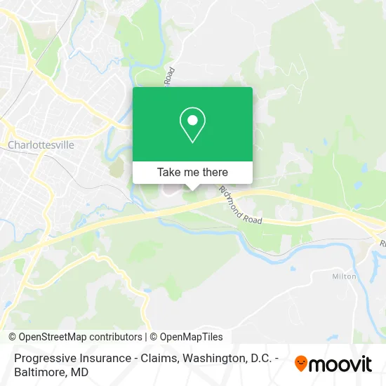 Progressive Insurance - Claims map
