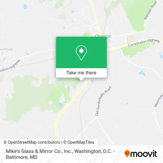 Mike's Glass & Mirror Co., Inc. map
