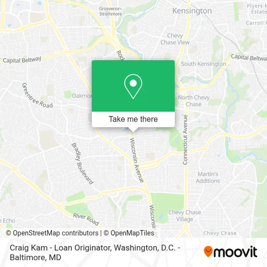 Craig Kam - Loan Originator map