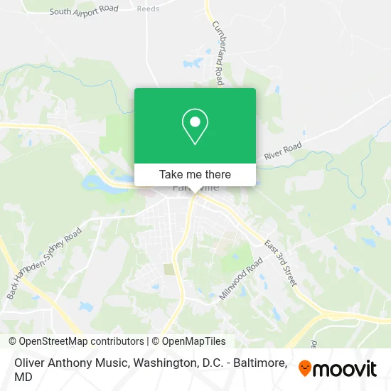 Oliver Anthony Music map