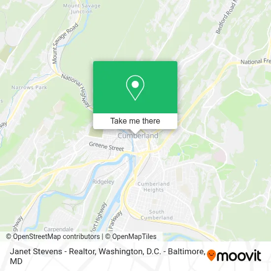 Janet Stevens - Realtor map