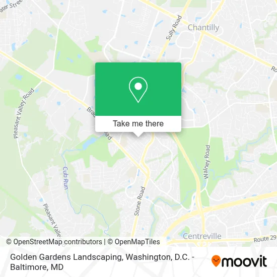 Golden Gardens Landscaping map