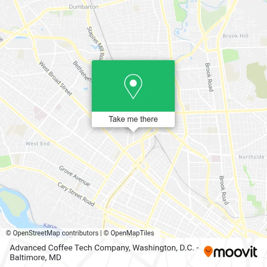 Advanced Coffee Tech Company map