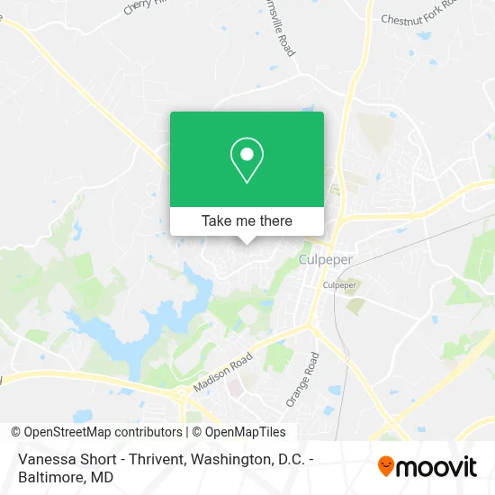 Vanessa Short - Thrivent map