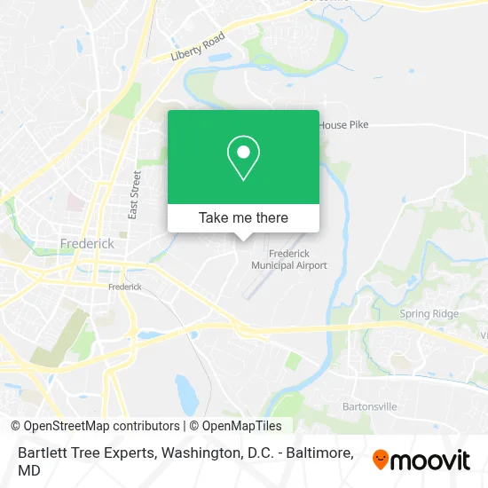 Bartlett Tree Experts map