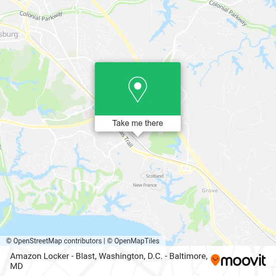Amazon Locker - Blast map
