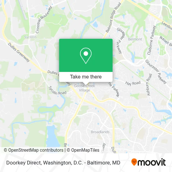 Doorkey Direct map