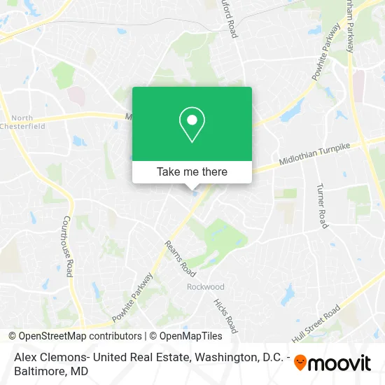Alex Clemons- United Real Estate map