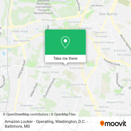 Amazon Locker - Operating map