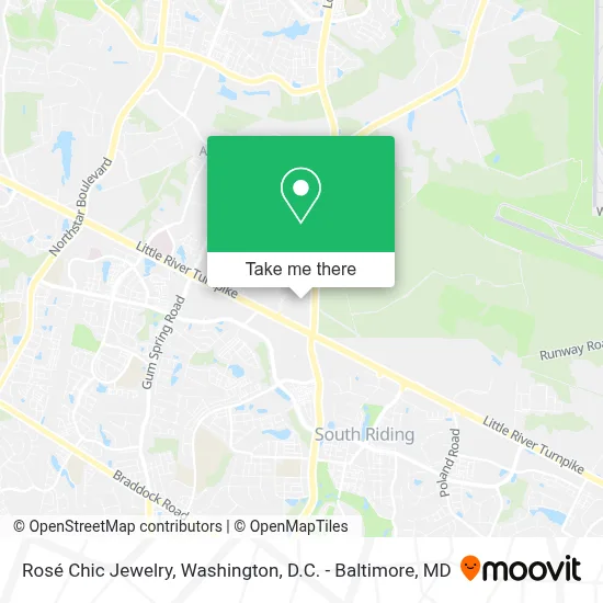 Rosé Chic Jewelry map