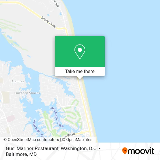 Gus' Mariner Restaurant map