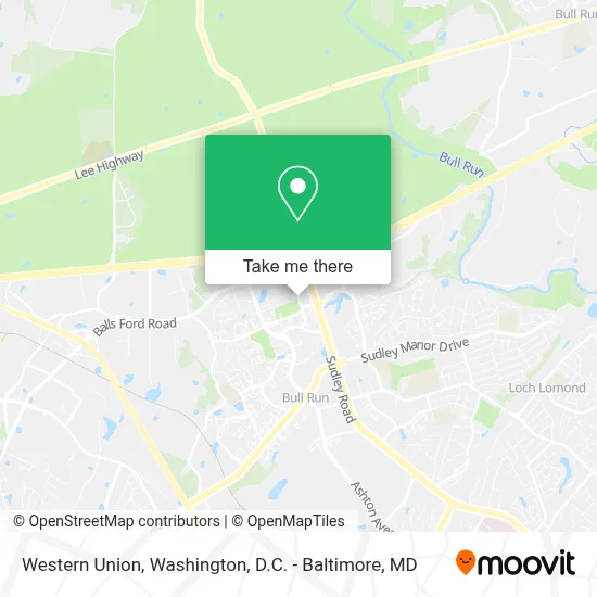 Western Union map