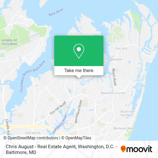 Chris August - Real Estate Agent map
