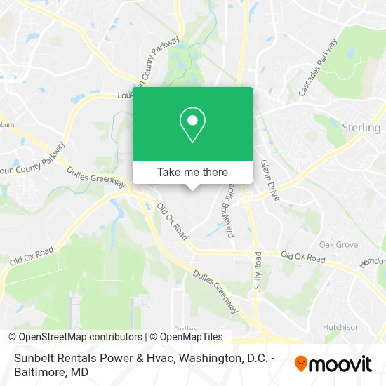 Sunbelt Rentals Power & Hvac map