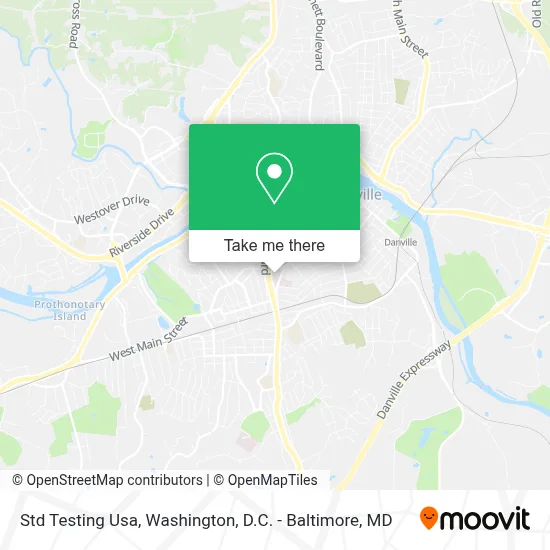 Std Testing Usa map