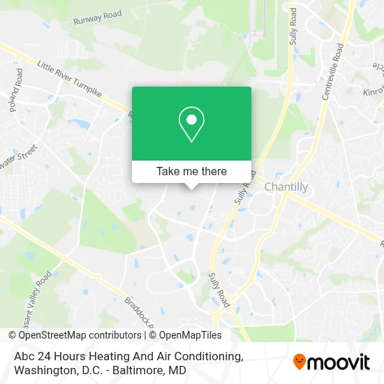 Abc 24 Hours Heating And Air Conditioning map