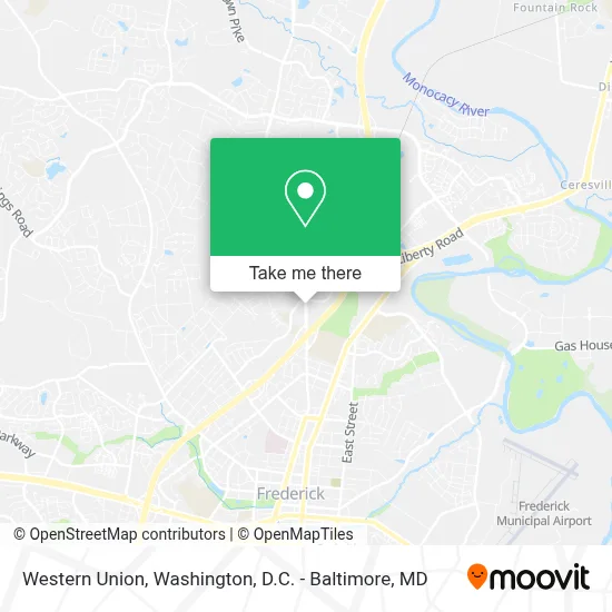 Western Union map