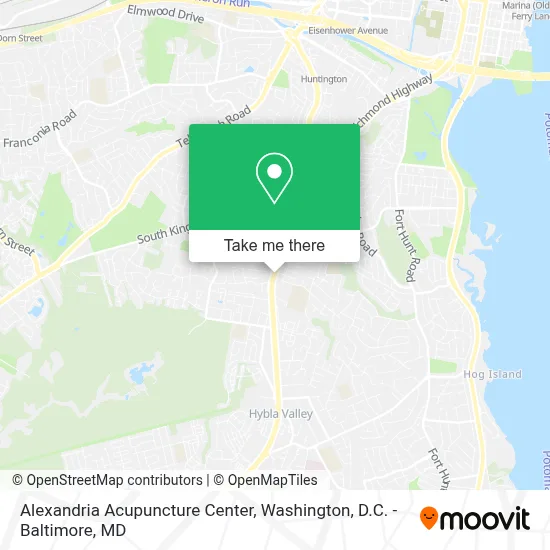 Alexandria Acupuncture Center map