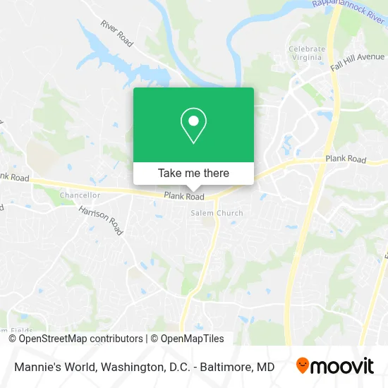 Mannie's World map