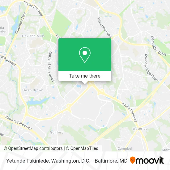 Yetunde Fakinlede map