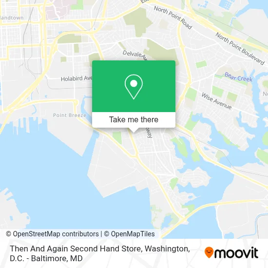 Then And Again Second Hand Store map