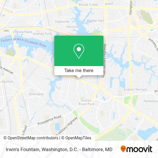 Irwin's Fountain map