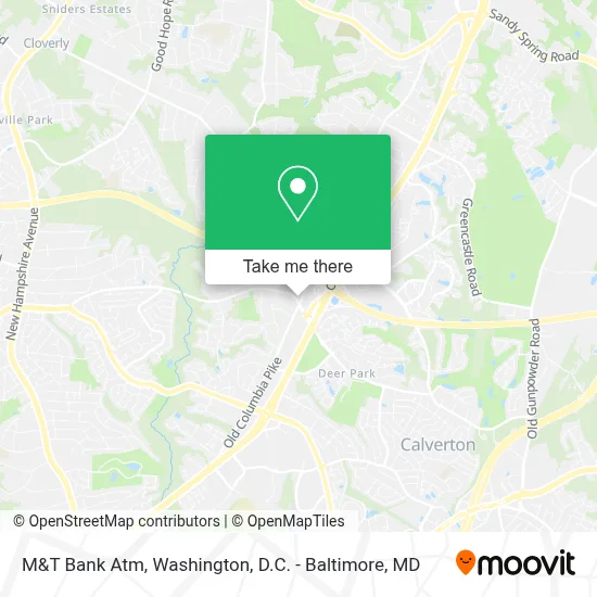 M&T Bank Atm map