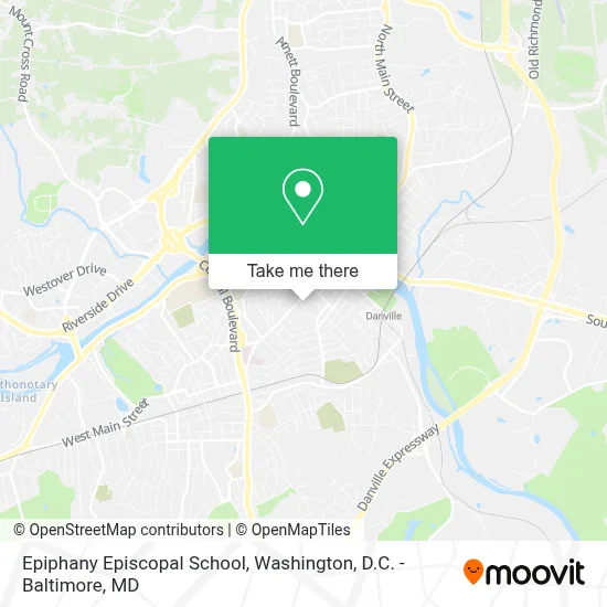 Epiphany Episcopal School map