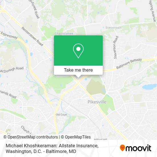 Michael Khoshkeraman: Allstate Insurance map