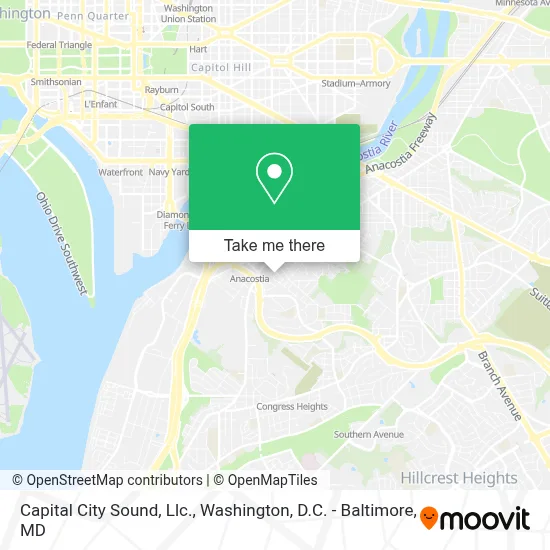 Capital City Sound, Llc. map