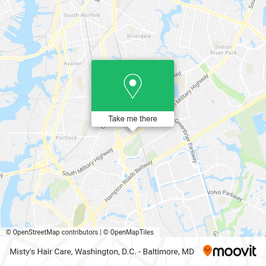 Misty's Hair Care map