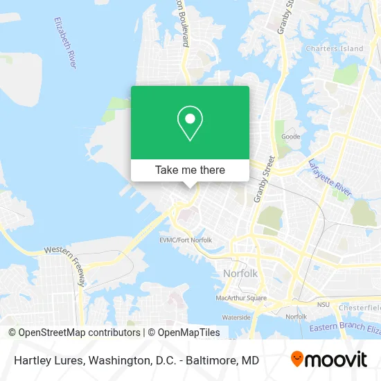 Hartley Lures map