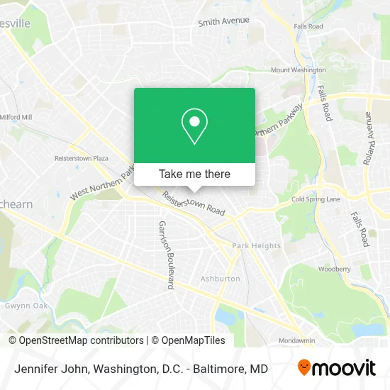 Jennifer John map