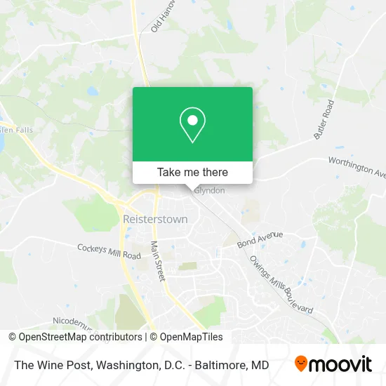 The Wine Post map
