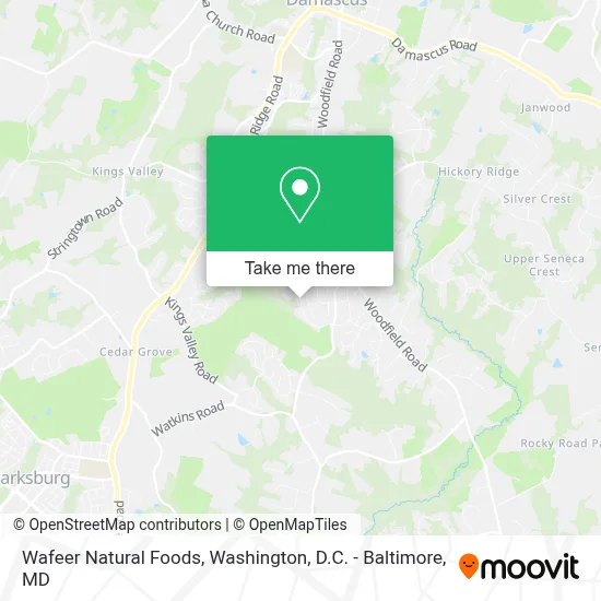 Wafeer Natural Foods map