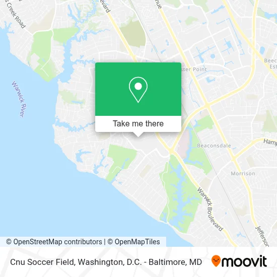 Cnu Soccer Field map