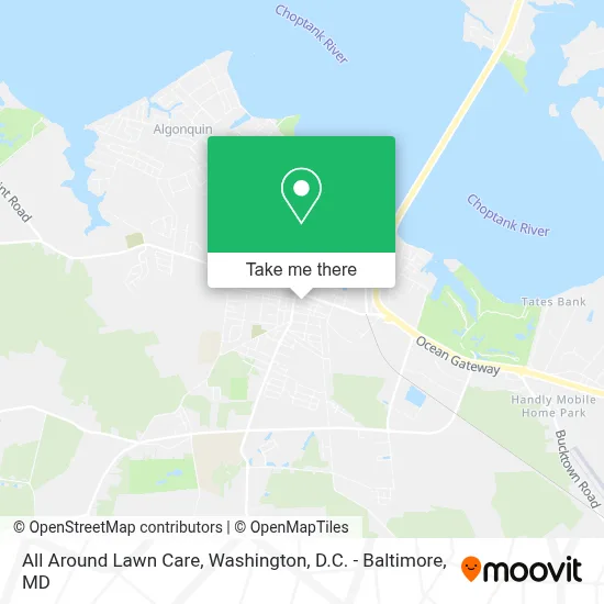 All Around Lawn Care map