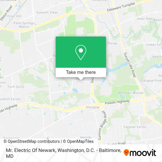 Mr. Electric Of Newark map