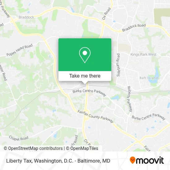 Liberty Tax map