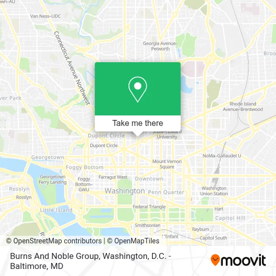 Burns And Noble Group map