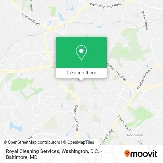Royal Cleaning Services map