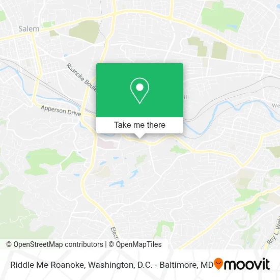 Riddle Me Roanoke map