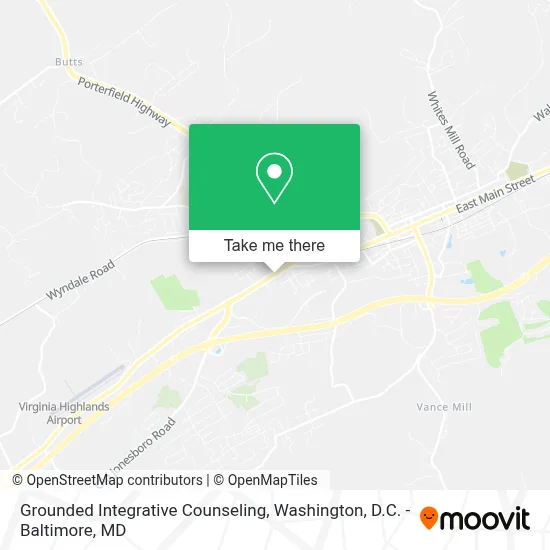 Grounded Integrative Counseling map
