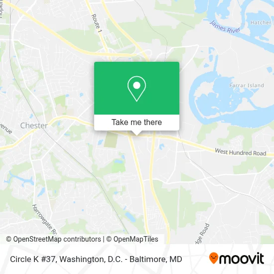Circle K #37 map