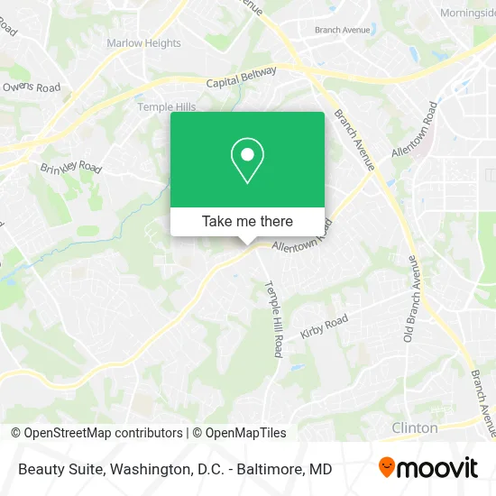 Beauty Suite map