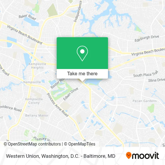 Western Union map