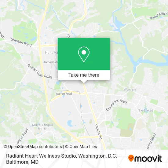Radiant Heart Wellness Studio map