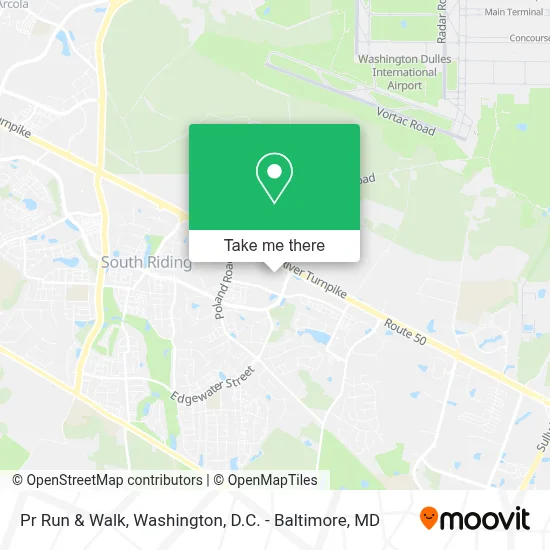 Pr Run & Walk map