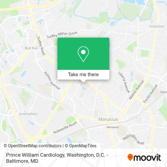 Prince William Cardiology map